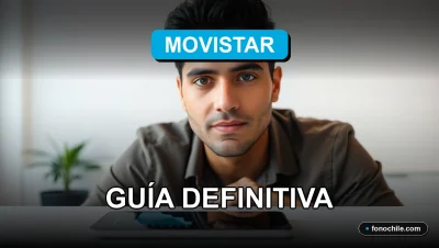 Guía para evitar el corte de servicio de Movistar en 2026, hombre revisando su cuenta en un entorno moderno.