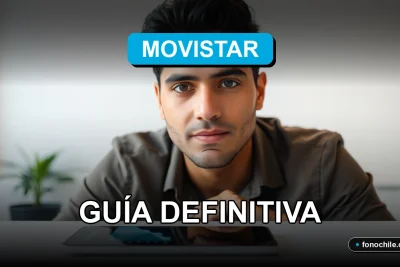 Guía para evitar el corte de servicio de Movistar en 2026, hombre revisando su cuenta en un entorno moderno.