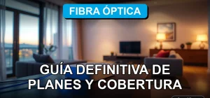 Guía definitiva de planes y cobertura de fibra óptica en Chile para el año 2026, mostrando tecnología de conexión de alta velocidad.