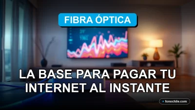 Fibra óptica de alta velocidad en Chile 2026, conexión instantánea para pagos y hogar inteligente.