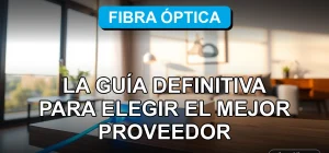Guía comparativa de proveedores de fibra óptica en Chile para el año 2026, mostrando velocidad y cobertura en un entorno doméstico moderno.
