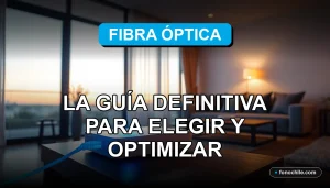 Guía definitiva de fibra óptica en Chile 2026 sobre conexión de internet rápida y estable en hogar moderno.