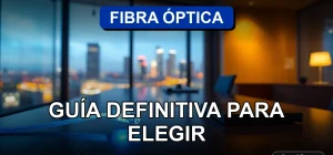 Guía para empresas chilenas eligiendo fibra óptica en 2026, conexión de alta velocidad y confiable.