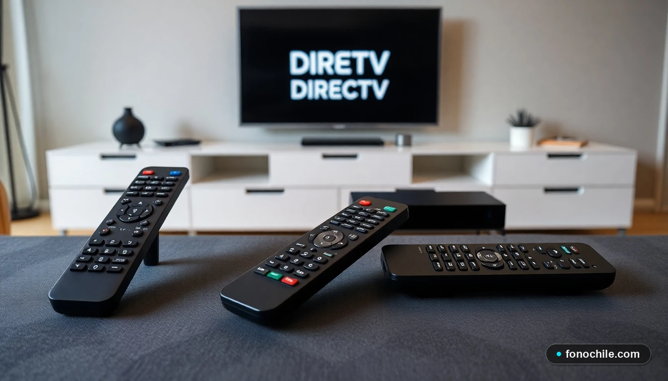 Tipos de controles remotos DIRECTV 2026 en Chile: Genie, estándar y con voz