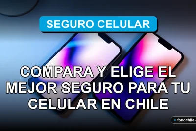 Comparación de seguros para celulares en Chile 2026 sobre fondo moderno