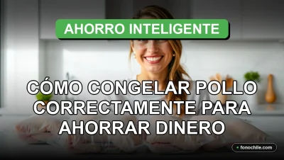 Guía práctica para congelar pollo correctamente y ahorrar dinero en el supermercado, técnicas de almacenamiento de alimentos.