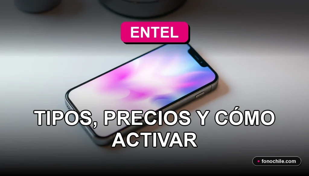 Guía completa de planes de internet móvil Entel 2026 sobre escritorio moderno