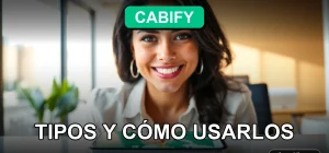 Guía de los diferentes servicios de Cabify disponibles en Chile en 2026, mostrando la aplicación en un teléfono inteligente.