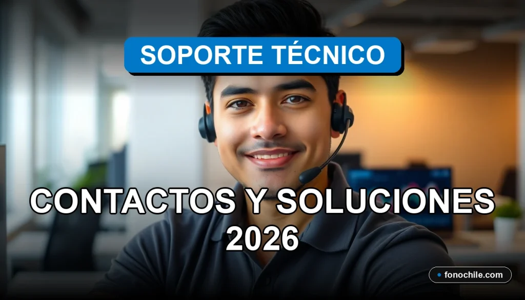Guía de contacto para soporte técnico de internet y tecnología en Santiago de Chile, soluciones rápidas para 2026.