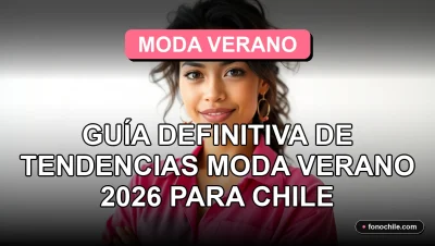 Guía de tendencias de moda para el verano 2026 en Chile, mostrando un look fresco y moderno.