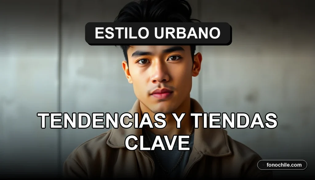 Guía de moda urbana chilena 2026 mostrando tendencias y tiendas clave en un contexto moderno.