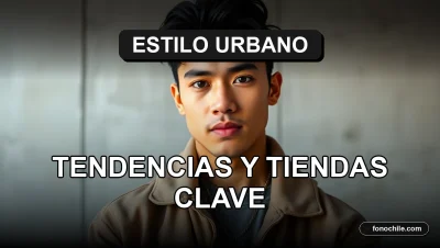 Guía de moda urbana chilena 2026 mostrando tendencias y tiendas clave en un contexto moderno.