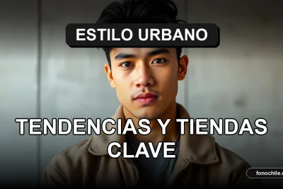 Guía de moda urbana chilena 2026 mostrando tendencias y tiendas clave en un contexto moderno.