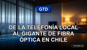 Historia de GTD Chile, desde telefonía local a proveedor líder de fibra óptica y conectividad empresarial.