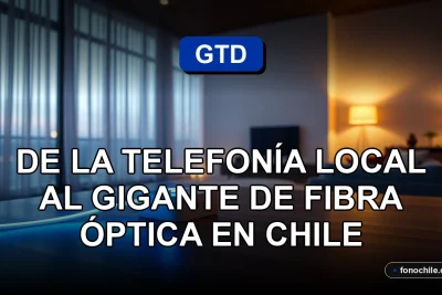 Historia de GTD Chile, desde telefonía local a proveedor líder de fibra óptica y conectividad empresarial.