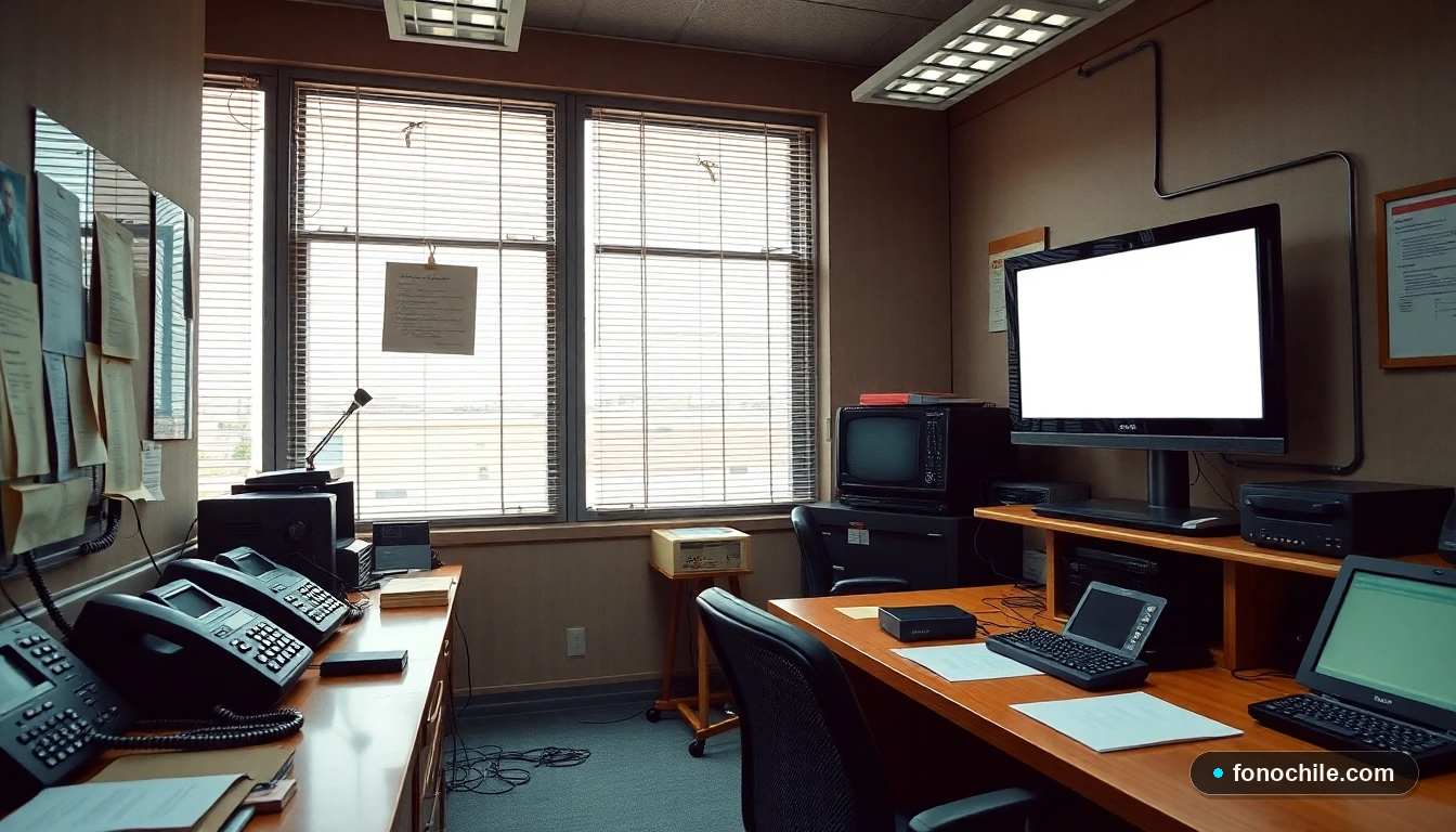 Evolución histórica de GTD: de teléfonos antiguos a tecnología de fibra óptica moderna en Chile