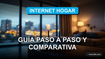 Guía de instalación de internet fibra óptica en casa, comparativa de proveedores en Chile 2026