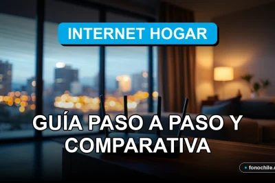 Guía de instalación de internet fibra óptica en casa, comparativa de proveedores en Chile 2026