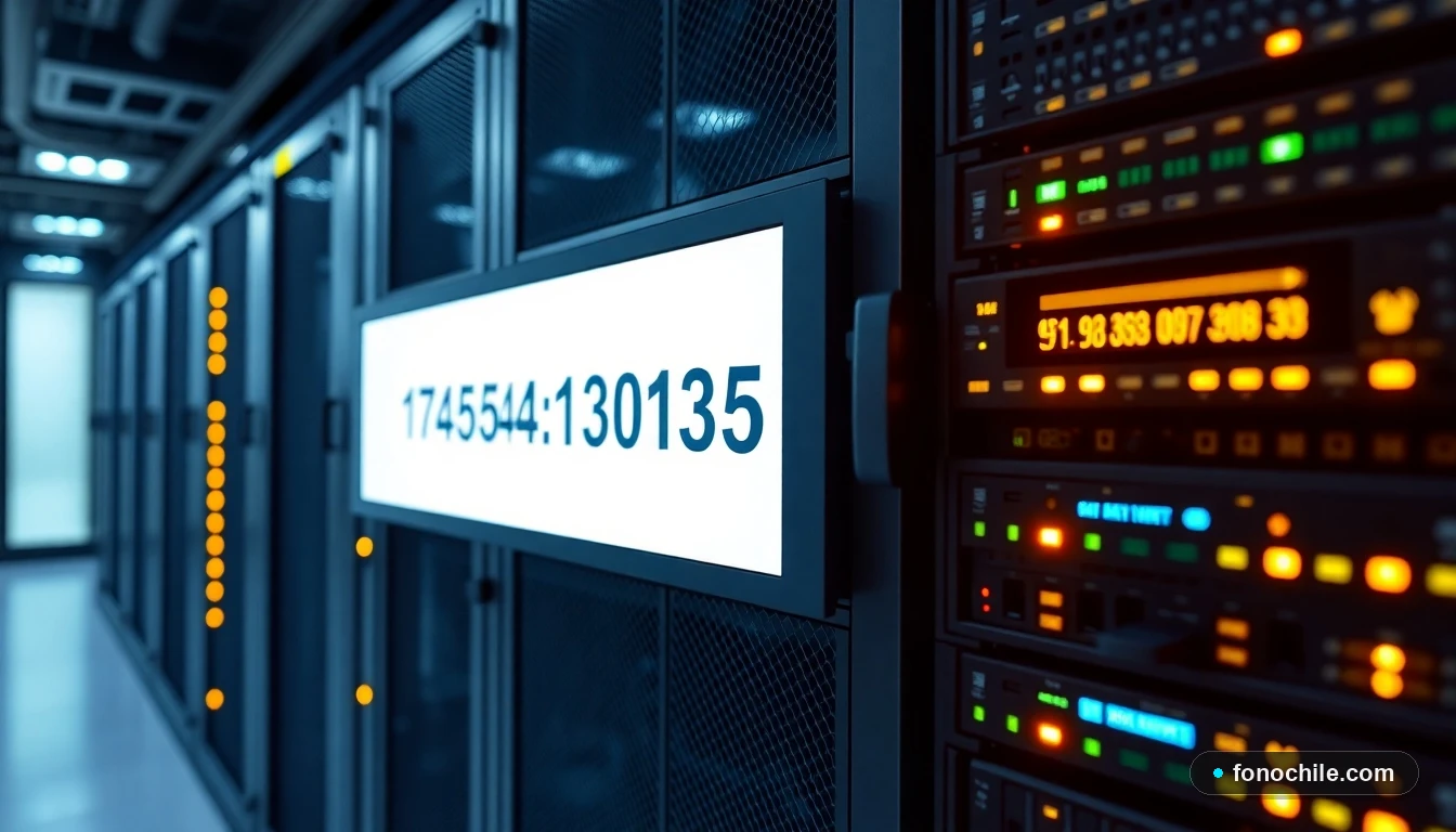 IP Fija para empresas en Chile - Servidor y conectividad de red en centro de datos