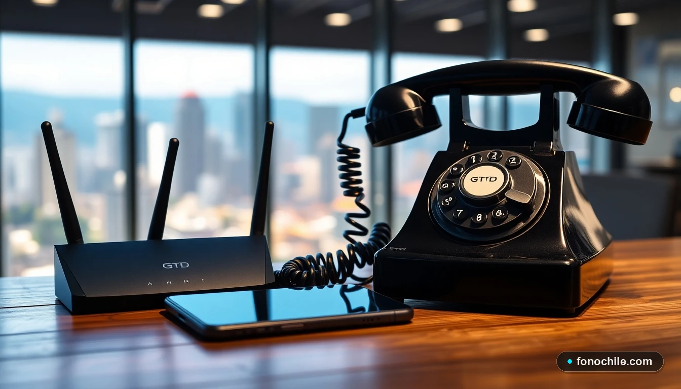 Evolución tecnológica de GTD Chile desde teléfono fijo a fibra óptica