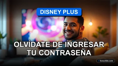 Una persona disfrutando de la comodidad de la sesión iniciada en Disney Plus en su televisor inteligente.