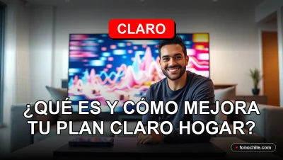 Un hombre hispano sonríe mientras disfruta del servicio Claro Hogar con Max en su hogar en Chile.