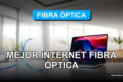 Mejor servicio de internet de fibra óptica en Chile, conexión rápida y estable para el hogar moderno.