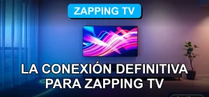 Fibra óptica de Zapping TV en un living moderno en Chile, conexión ultrarrápida para ver televisión sin interrupciones.