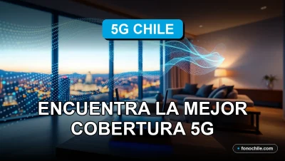 La mejor cobertura de red 5G en Chile para el año 2026, tecnología de velocidad y conectividad.