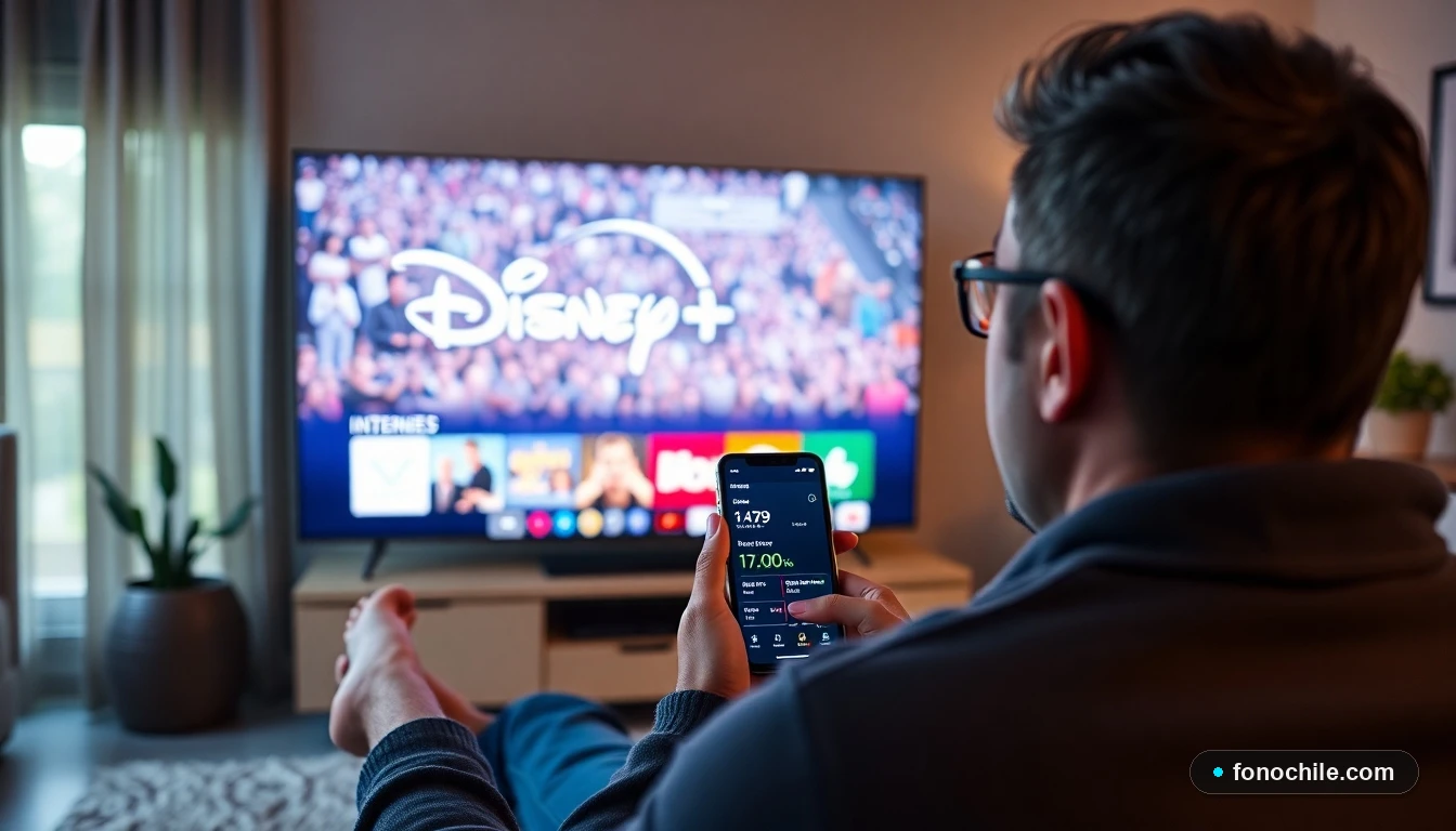 Hombre en Chile frustrado por mala calidad de imagen pixelada en Disney Plus en su televisor inteligente