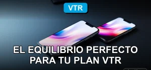 Los mejores celulares de gama media del 2026 para clientes VTR en Chile, mostrando pantallas con gráficos abstractos.