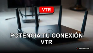 Los mejores routers WiFi para Chile 2026, compatibles con VTR, en una mesa de trabajo moderna.