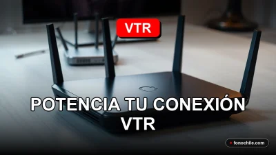 Los mejores routers WiFi para Chile 2026, compatibles con VTR, en una mesa de trabajo moderna.