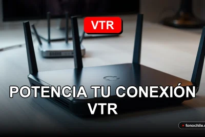 Los mejores routers WiFi para Chile 2026, compatibles con VTR, en una mesa de trabajo moderna.