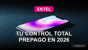Aplicación Mi Entel en 2026 para control total de planes prepago en un teléfono móvil.