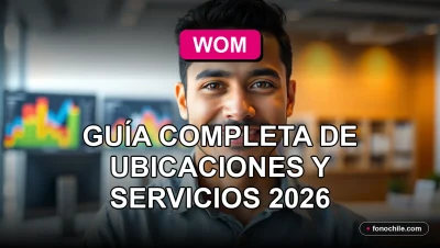 Oficinas de atención al cliente WOM en Chile, mostrando un espacio moderno y servicio personalizado.