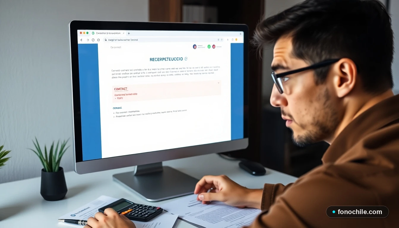 Persona en Chile calculando penalidades por cancelación anticipada de un contrato de telecomunicaciones.