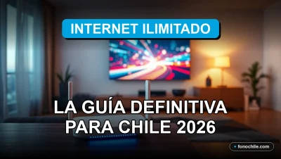 Plan de internet ilimitado para casa en Chile 2026, conexión rápida y estable sin límites de datos.