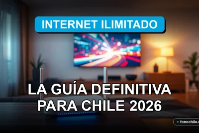 Plan de internet ilimitado para casa en Chile 2026, conexión rápida y estable sin límites de datos.