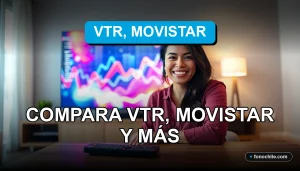 Comparación de planes de televisión por cable en Chile 2026, VTR vs Movistar
