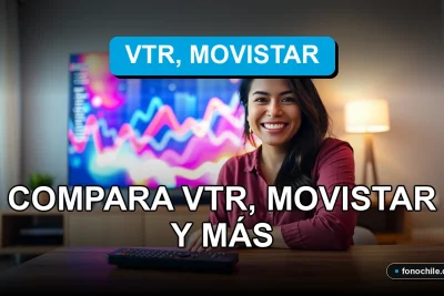 Comparación de planes de televisión por cable en Chile 2026, VTR vs Movistar
