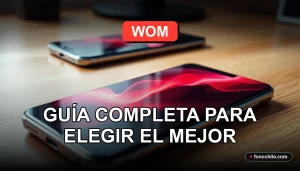 Guía para elegir planes de internet móvil WOM en la región de Los Lagos para el año 2026, mostrando cobertura y tecnología.