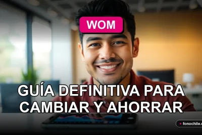 Guía para cambiar de compañía móvil a WOM en Chile y ahorrar dinero con la portabilidad numérica.