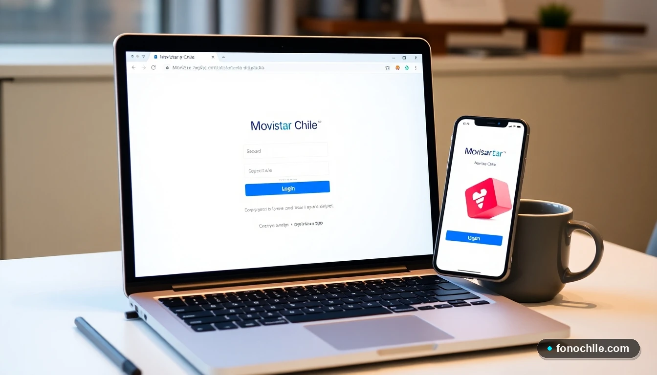 Pantalla del Portal Alejandra de Movistar Chile para gestión de servicios en línea
