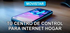 Portal Alejandra de Movistar Chile, aplicación de control para internet del hogar en un teléfono inteligente.