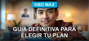 Guía de planes y precios de HBO Max en Chile para el año 2026, mostrada en una pantalla con gráficos abstractos.