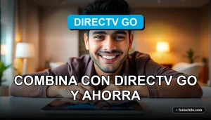 Promoción de telefonía móvil en Chile 2026 combinada con DIRECTV GO para ahorrar en entretenimiento.