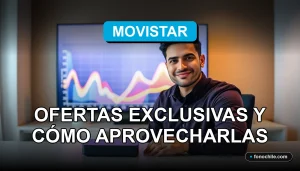 Ofertas exclusivas de TV y servicios Movistar 2026 en un ambiente moderno
