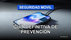 Guía definitiva de protección antirrobo para celulares en Chile 2026, mostrando medidas de seguridad digital y física.