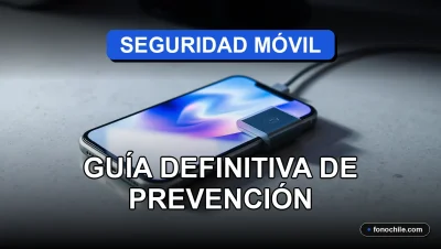 Guía definitiva de protección antirrobo para celulares en Chile 2026, mostrando medidas de seguridad digital y física.